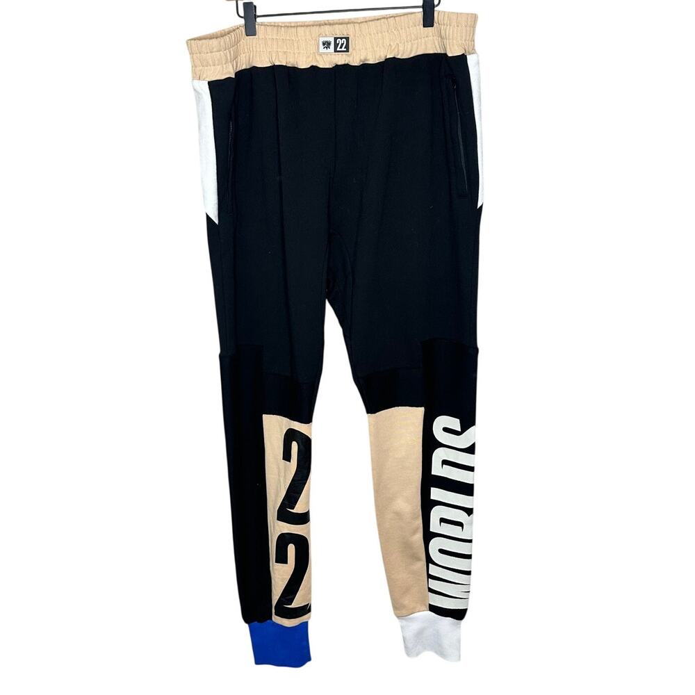 Riot Games Worlds 2022 Extra Comfort Jogger Black Beige Streetwear Casual XXL